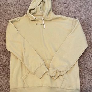 Billabong sweatshirt, yellow, size medium, over sized
